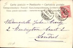 VINTAGE POSTCARD Fantasy Illustrator (drawing with the hand)