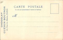 VINTAGE POSTCARD Fantasy Illustrator the Paris Old man Great Degrees of the co. Vault