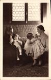 VINTAGE POSTCARD L AA RR the Count and the Countess of Paris and their children