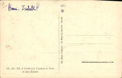 CPA LL AA RR le Comte et la Comtesse de Paris et leurs enfants 