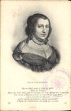 VINTAGE POSTCARD Anne of Austria Queen of France