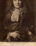 VINTAGE POSTCARD Museum of the Louvre Largilliere Portrait of the Count of Chatre