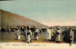 CPA Militaria un convoi militaire 