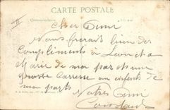 VINTAGE POSTCARD Militaria Moroccan Riflemen Distribution of the meat