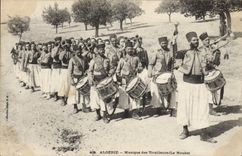 CPA Militaria Algerie Musique des Tirailleurs La Nouba 