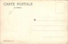 CPA Militaria Au Sahara Chameau Dromadaire 