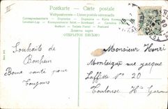 VINTAGE POSTCARD Fantasy Child Baby Man