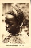 VINTAGE POSTCARD Black Child negro Mission of White Fathers AOF