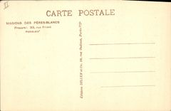 VINTAGE POSTCARD Black Child negro Mission of White Fathers AOF