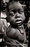 VINTAGE POSTCARD Black Child negro AEF Young child