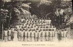 VINTAGE POSTCARD negro Black Man Missions of PP of the Saint Spirit an orphanage