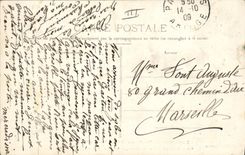 VINTAGE POSTCARD negro Black Homme Exposition of Toulouse 1908 black Village Groups Senegalese children