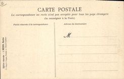 VINTAGE POSTCARD negro Black Man Fair of Nantes 1904 black Village ladies preparing the kous kous