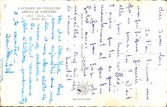 MODERN CARD Black Child negro Little girl