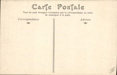 VINTAGE POSTCARD Nogent Bank Rotrou the Savings bank and the Street Hilaire Saint