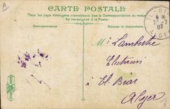 VINTAGE POSTCARD Bank Savings bank Rochefort