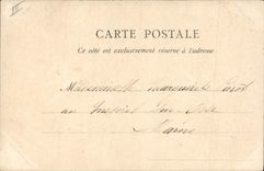 VINTAGE POSTCARD Bank Savings bank Rheims