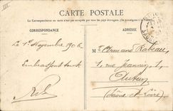 VINTAGE POSTCARD Bank Savings bank St Galmier