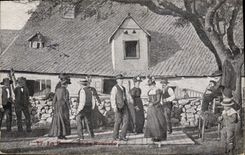 VINTAGE POSTCARD Folklore dance of faggot