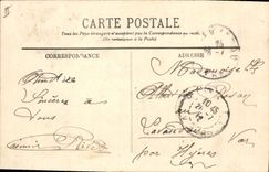 CPA Folklore Auvergne La bourree La ronde