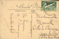 CPA Folklore Auvergne La bourree