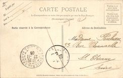 VINTAGE POSTCARD Auvergne Folklore The bourree Velay