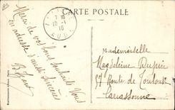 VINTAGE POSTCARD Auvergne Folklore The bourree of Brayauds