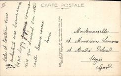 CPA Folklore Auvergne La bourree