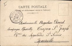 VINTAGE POSTCARD Drawing with the hand Landscape