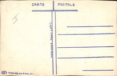 VINTAGE POSTCARD Dessin with the Poussin hand Park