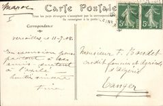 Museo de la historia de Napoleon de la POSTAL de la VENDIMIA 1r de la entrevista de Versalles de Napoleon 1r y de Francosi II Austerlitz