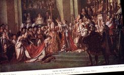 CPA Histoire Napoleon 1er Sacre Musee du Louvre David