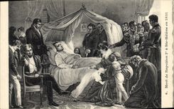 CPA Histoire Napoleon 1er Mort de Napoleon a Ste Helene en 1821