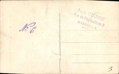 Emperador de la historia de Napoleon de la POSTAL de la VENDIMIA 1r del museo francés de Lefevre de Versalles