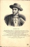 CPA Charles VII Roi de France