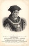 VINTAGE POSTCARD Thomas Morus Large Chancellor