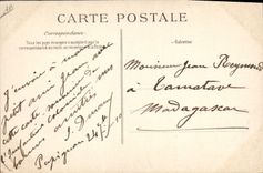 VINTAGE POSTCARD Militaria Re-examined of July 14th Cross of the legion of honor colonial Troops