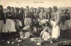 CPA Militaria Pendant la pause