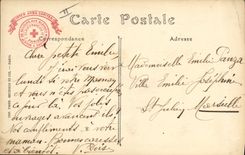 VINTAGE POSTCARD Militaria Bridge of Dry Grachten Zouaves