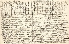 La POSTAL Militaria de la VENDIMIA patrulla zouaves en el taladro de Laigue Bataille de Vic en Aisne