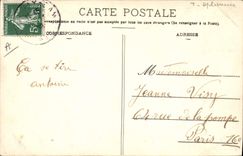 VINTAGE POSTCARD Militaria Camp of Sathonay the soup drudgery