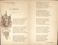 CPA Militaria Le Clairon Les chants du soldat Paul Deroulede