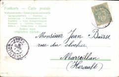 CPA Fantaisie Enfant Bebe Homme Jardinier