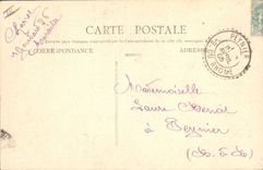 VINTAGE POSTCARD Fantasy Woman Miss Vaincourt Athenaeum