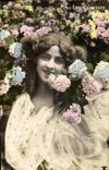 VINTAGE POSTCARD Fantasy Woman Miss Ettrel Gregson