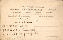 CPA Fantaisie Femme Miss Ettrel Gregson