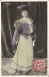 CPA Fantaisie Femme Marthe Regnier Vaudeville