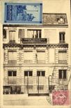 VINTAGE POSTCARD Assurance House of the Federal union Street of Brissac Paris 4th Aix Label in Provence Places Preachers