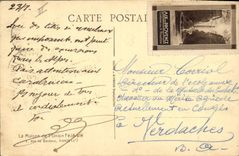 VINTAGE POSTCARD Assurance House of the Federal union Street of Brissac Paris 4th Aix Label in Provence Places Preachers