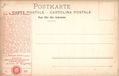 VINTAGE POSTCARD Swiss Axenstrasse Insurance Company Ein Tausend Franken Winterthur